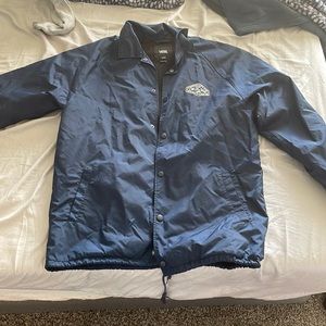 Mens dark blue VANs windbreaker